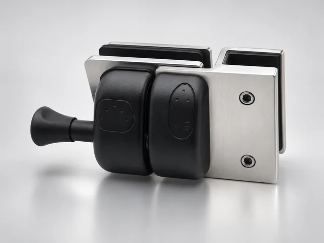 Cerradura de acero inoxidable para puerta de vidrio de piscina